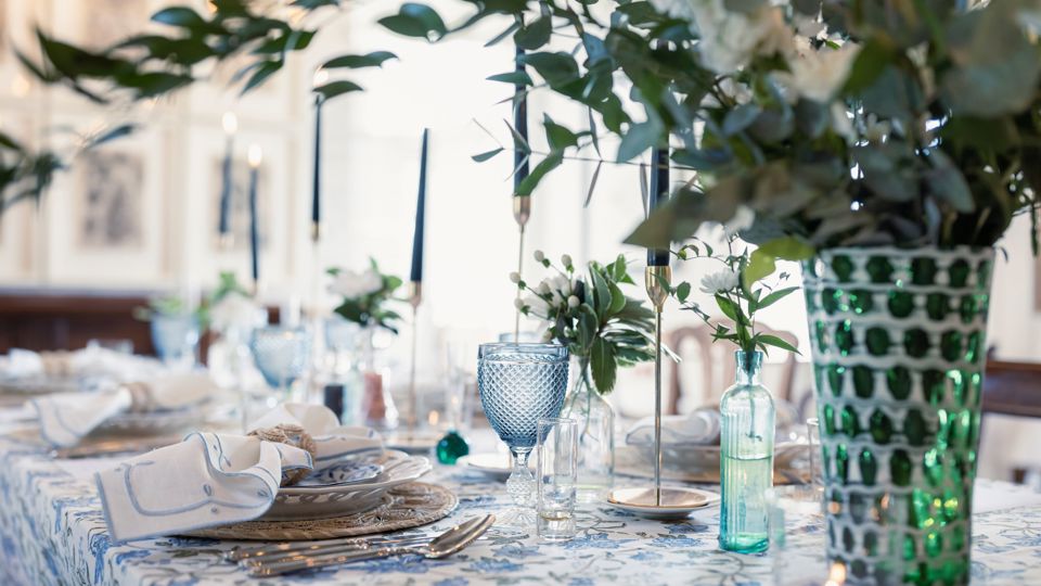 Goodwood Health x Storcx dinner at Farmer, Butcher, Chef restaurant, part of the Goodwood Estate in West Sussex..Table design by Maison Margaux..Client: Goodwood..Picture date: Sunday May 14, 2023..Photograph by Christopher Ison ©.07544044177.chris@christopherison.com.www.christopherison.com..IMPORTANT NOTE REGARDING IMAGE LICENCING FOR THIS PHOTOGRAPH: This image is supplied to the client under the terms previously agreed. No sales are permitted unless expressly agreed in writing by the photographer. Sharing with third parties is prohibited without the written permission of the photographer.